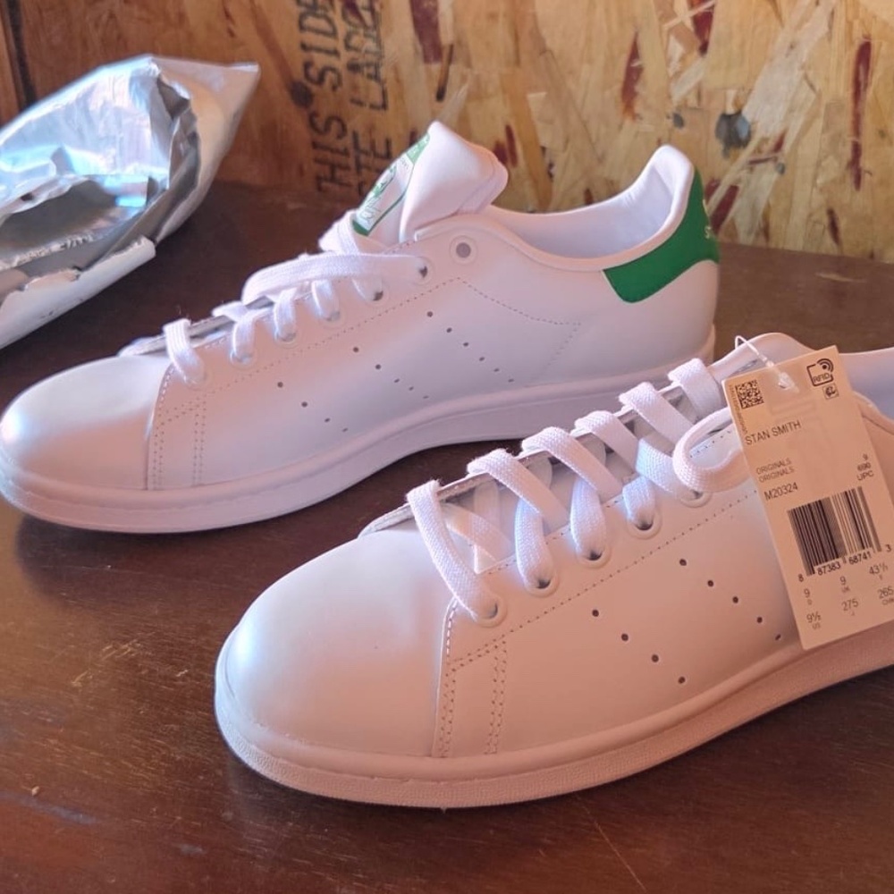 Adidas Stan Smith Sneakers - White/Green